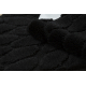 Badteppich SUPREME STONES, Steine, rutschfest, weich – schwarz