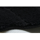 Set da bagno due pezzi tappeto SUPREME LINES, antiscivolo, morbido - nero