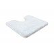 Dvojdielny kúpeľňový set koberec SYNERGY, glamour, protišmykový, mäkký - lurex biela