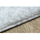 Zweiteiliges Badezimmerset Teppich SYNERGY, Glamour, rutschfest, weich – lurex weiß