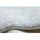 Дводелни сет за купатило tепих SYNERGY, гламур, неклизајући, мекани - лурекс бела