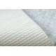 Dvodijelni kupaonski set tepih SYNERGY, glamur, protukližni, mekani - lurex bijeli