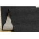 Alfombra de pasillo SIZAL FLOORLUX modelo 20433 Liso negro 70 cm