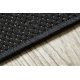 Sizala paklāji FLOORLUX dizains 20433 melns gluda 80 cm