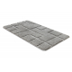 Set da bagno due pezzi tappeto SUPREME LINES, antiscivolo, morbido - grigio