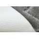 Tweedelige badkamerset tapijt SUPREME LINES, lijnen, antislip, zacht - grijs