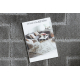 Set da bagno due pezzi tappeto SUPREME LINES, antiscivolo, morbido - grigio
