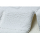 Komplet łazienkowy 2-cz. dywan SUPREME LINES linie, antypoślizgowy, miękki - biały