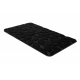  Juego de baño de dos piezas alfombra SUPREME STONES, piedras, antideslizante, suave - negro