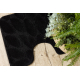 Set da bagno due pezzi tappeto SUPREME STONES, antiscivolo, morbido - nero