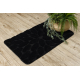 Set da bagno due pezzi tappeto SUPREME STONES, antiscivolo, morbido - nero