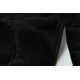 Komplet łazienkowy 2-cz. dywan SUPREME STONES kamienie, antypoślizgowy, miękki - czarny
