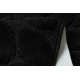 Set da bagno due pezzi tappeto SUPREME STONES, antiscivolo, morbido - nero