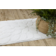 Juego de baño de dos piezas alfombra SUPREME STONES, piedras, antideslizante, suave - blanco