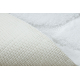  Juego de baño de dos piezas alfombra SUPREME STONES, piedras, antideslizante, suave - blanco