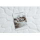 Set da bagno due pezzi tappeto SUPREME STONES, antiscivolo, morbido - nero