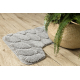 Set da bagno due pezzi tappeto SUPREME STONES, antiscivolo, morbido - grigio