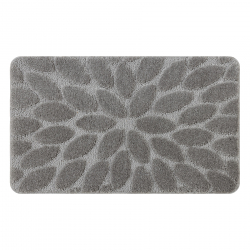 Bathroom rug SUPREME STONES, non-slip, soft - grey