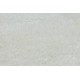 Koupelnový koberec SANTA kruh hladký, protiskluzový, měkký - bílá
