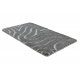  Juego de baño de dos piezas alfombra SUPREME WAVES, ondas, antideslizante, suave - gris