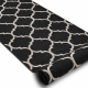 Läufer SIZAL FLOORLUX Modell 20608 Marokkanisches Spalier, Trellis schwarz / silber 80 cm