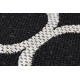 Läufer SIZAL FLOORLUX Modell 20608 Marokkanisches Spalier, Trellis schwarz / silber 80 cm