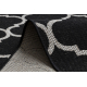 Läufer SIZAL FLOORLUX Modell 20608 Marokkanisches Spalier, Trellis schwarz / silber 80 cm