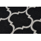 Runner SIZAL FLOORLUX design 20608 Moroccan trellis black / silver 80 cm