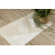 Bathroom rug SANTA plain, non-slip, soft - white 