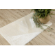 Dvojdielny kúpeľňový set koberec SANTA hladký, protišmykový, mäkký - biela