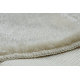 Komplet łazienkowy 2-cz. dywan SANTA jednolity, antypoślizgowy, miękki - biały