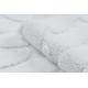 Dywan łazienkowy SUPREME STONES kamienie, antypoślizgowy, miękki - biały