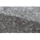Kúpelňový koberec SANTA kruh hladký, protišmykový, mäkký - šedá