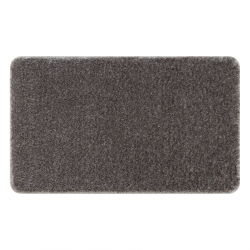 Kúpelňový koberec SANTA hladký, protišmykový, mäkký - sivá