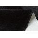 Dvodijelni kupaonski set tepih SANTA, običan, protukližni, mekani - crni