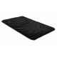 Set da bagno due pezzi tappeto SUPREME WAVES, antiscivolo, morbido - nero
