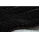 Komplet łazienkowy 2-cz. dywan SUPREME WAVES fale, antypoślizgowy, miękki - czarny