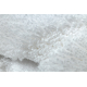 Vannas istabas paklājs SUPREME WAVES, akmeņi, neslīd, mīksts - balts