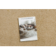 Fitted carpet EXCELLENCE gold 511 plain, flat, MELANGE
