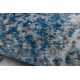 Teppich SAMPLE NUMUNE ELEGANCE 0001N Geometrisch grau / blau