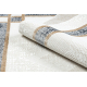 Carpet SAMPLE COSMOS SD27 Frame cream / grey