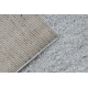 Carpet BUENOS 7005 shaggy plain, single color silver