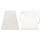 Tepih BUENOS 7001 shaggy obična, jednobojna bijeli