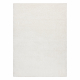 Tapis BUENOS 7001 shaggy uni, couleur unique blanc