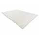 Tæppe BUENOS 7001 shaggy almindelig, ensfarvet hvid