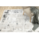 Carpet SAMPLE PARMA CK167 Geometric beige / grey