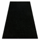 Alfombra BUENOS 6649 shaggy liso, de un solo color negro