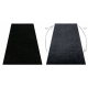 Teppich BUENOS 6649 shaggy schlicht, einfarbig schwarz