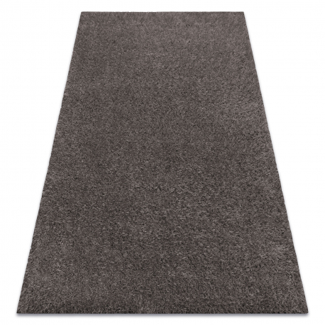 Teppich BUENOS 6646 shaggy schlicht, einfarbig grau