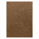 Carpet BUENOS 6650 shaggy plain, single color dark beige